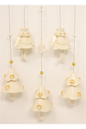 campanelle da appendere  con angeli e alberi di natale Capri Bell | ANGELICOMPBIANCO